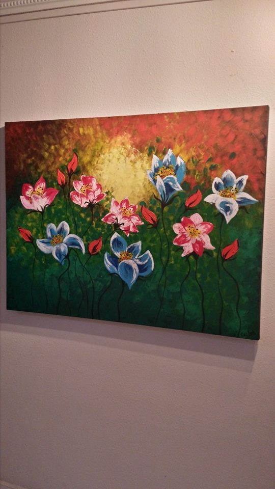 Acrylic on Canvas;36'x48'